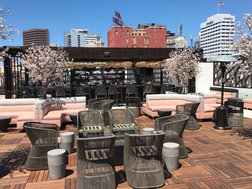 The rooftop lounge is the latest addition to downtown San Diego's Theatre Box, a luxury cinema complex that includes a variety of dining and drinking options.