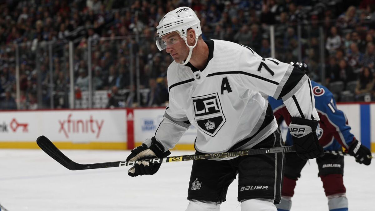 Will Kings center Jeff Carter still be on the team after Monday's NHL trade deadline?