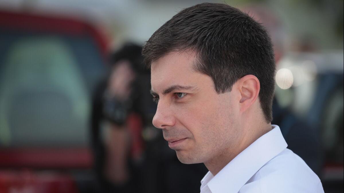 Democratic presidential candidate Pete Buttigieg.