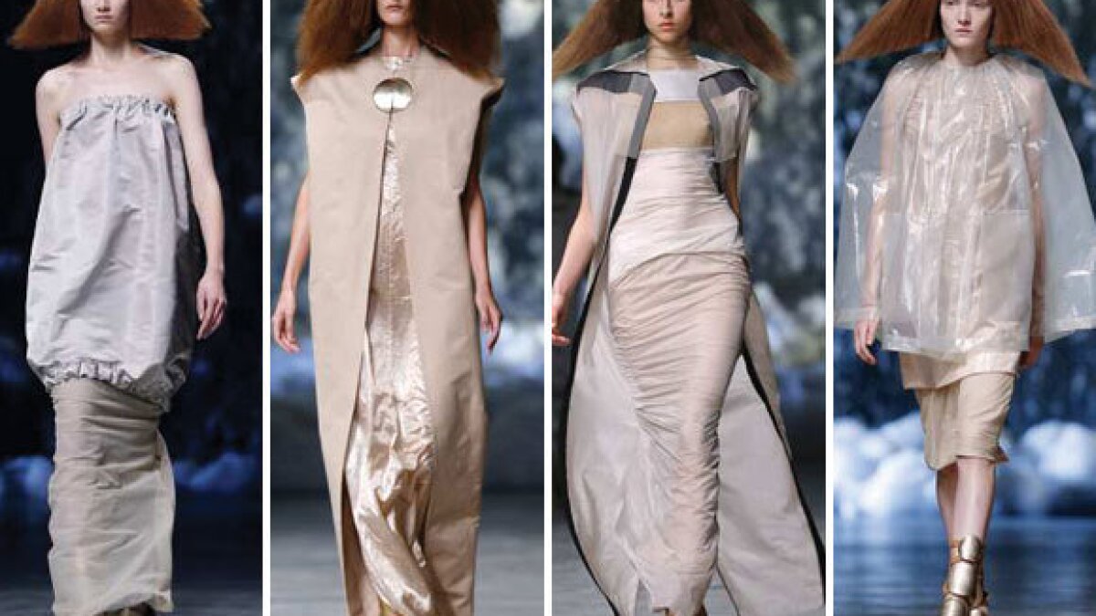 Inficere Skeptisk build Paris Fashion Week 2013: Futuristic and regal at Rick Owens - Los Angeles  Times