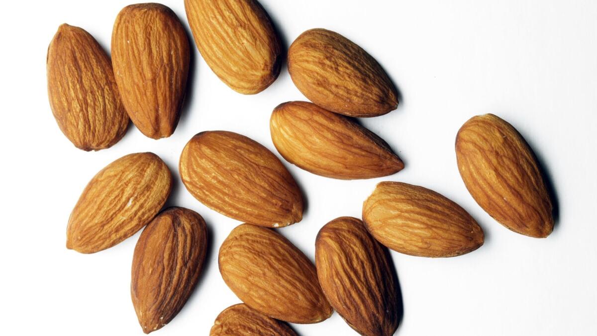 Almonds are a good source of vitamin E. (Kevin Summers / Getty Images)
