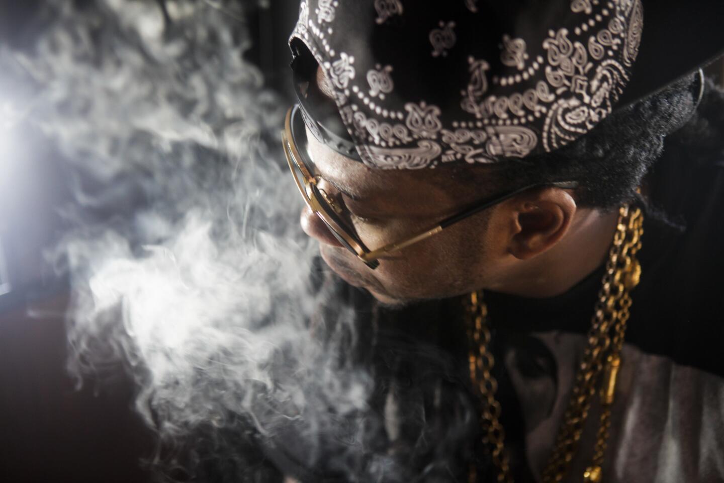 Chainz is seen after his performance on day two of the second week of the Coachella Valley Music and Arts Festival, 2013.