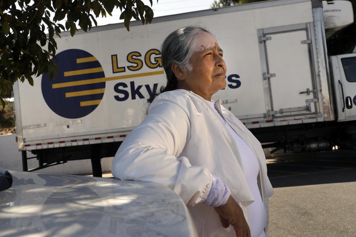 Clara Mesa is an assembly worker for Sky Chefs at LAX.