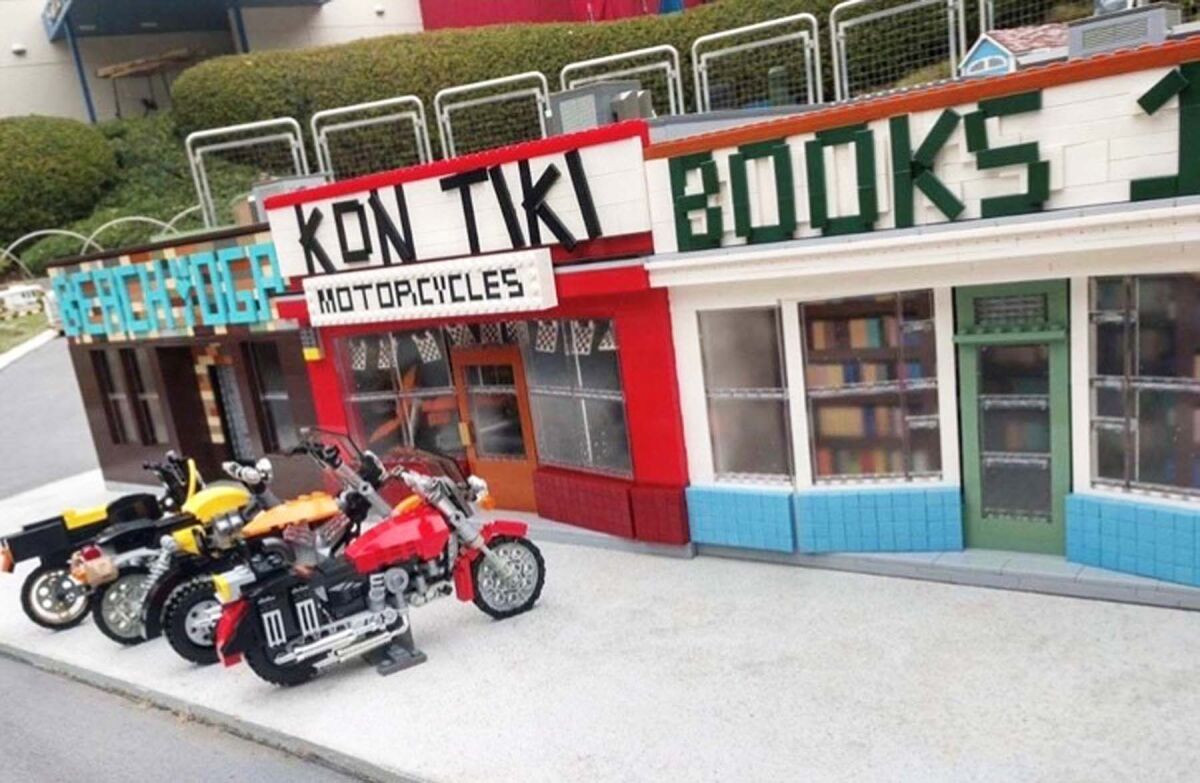 A miniature replica of the Pennywise Books store can be found at Legoland California.