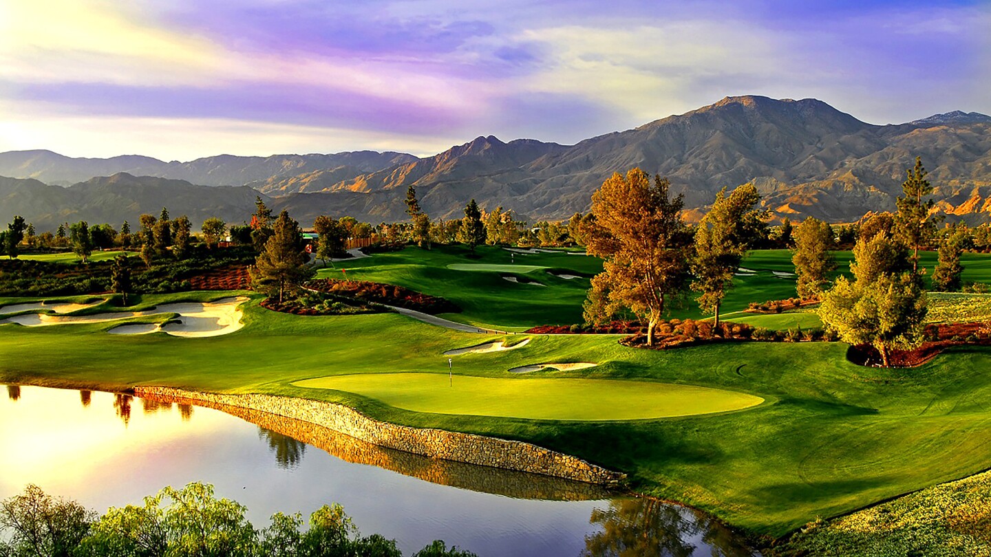 The new La Quinta home of supermodel Cindy Crawford and husband Rande Gerber abuts the Tom Fazio-designed golf course within the Madison Club resort community.