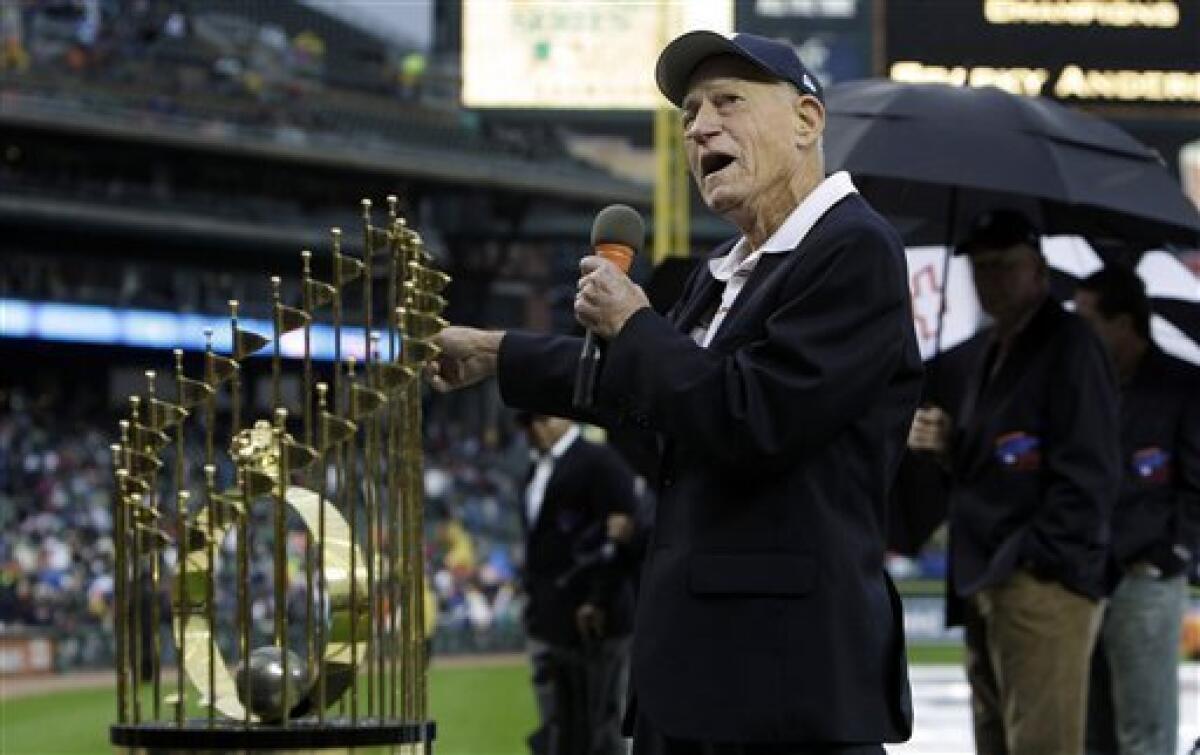 Sparky saluted with Tigers' 1984 World Series team - The San Diego