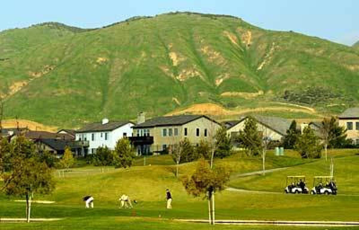 Chapman Heights, a master-planned golf course community, is among Yucaipa's housing tracts.