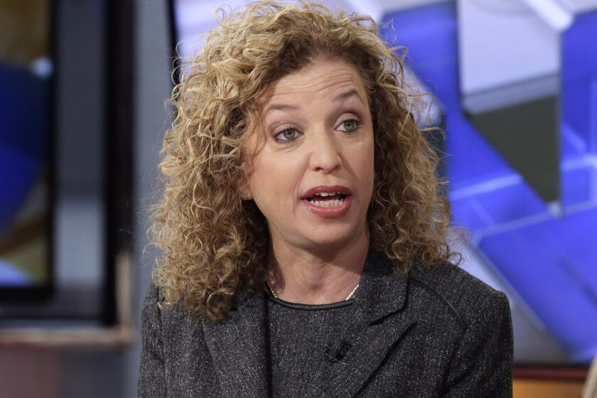 Debbie Wasserman Schultz's announcement comes after internal emails newly disclosed by the website WikiLeaks.