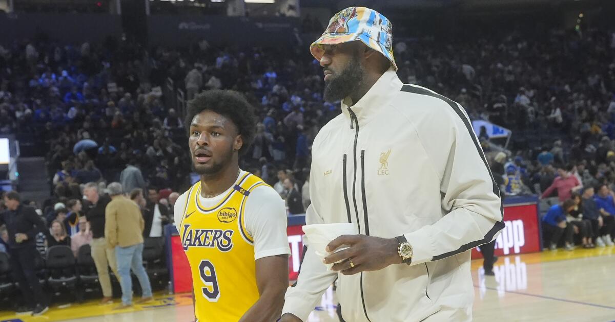 Quincy Olivari and Bronny James make an impact in Lakers’ preseason finale