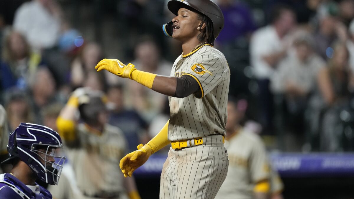 Padres' lack of depth could prompt look at CJ Abrams in center field - The  San Diego Union-Tribune