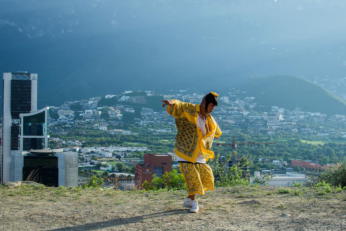 Juan Daniel García Treviño showing off dance moves in "I'm No Longer Here."