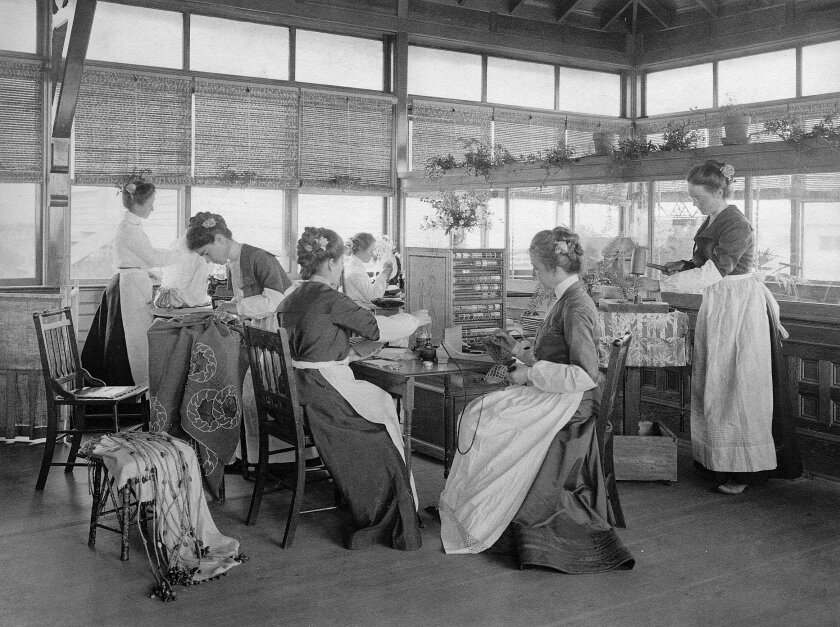 The Woman’s Exchange and Mart designed and created all the costumes worn by the Raja Yoga Players.