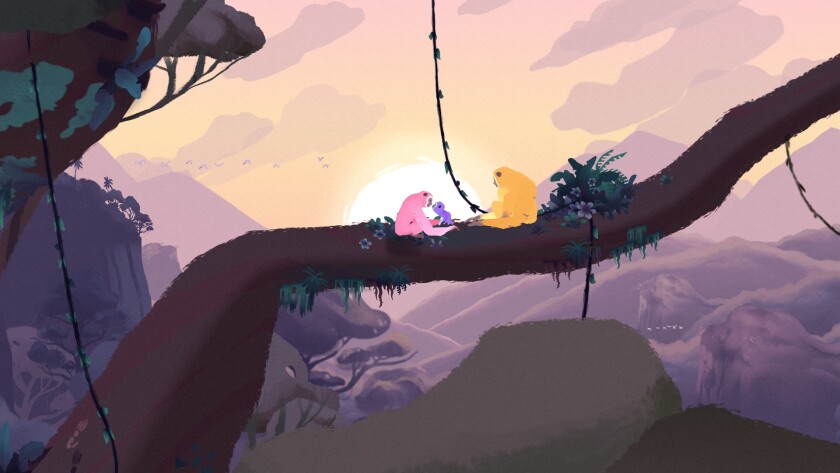 "Gibbon: Beyond the trees" is a game about the threats faced by primate families.