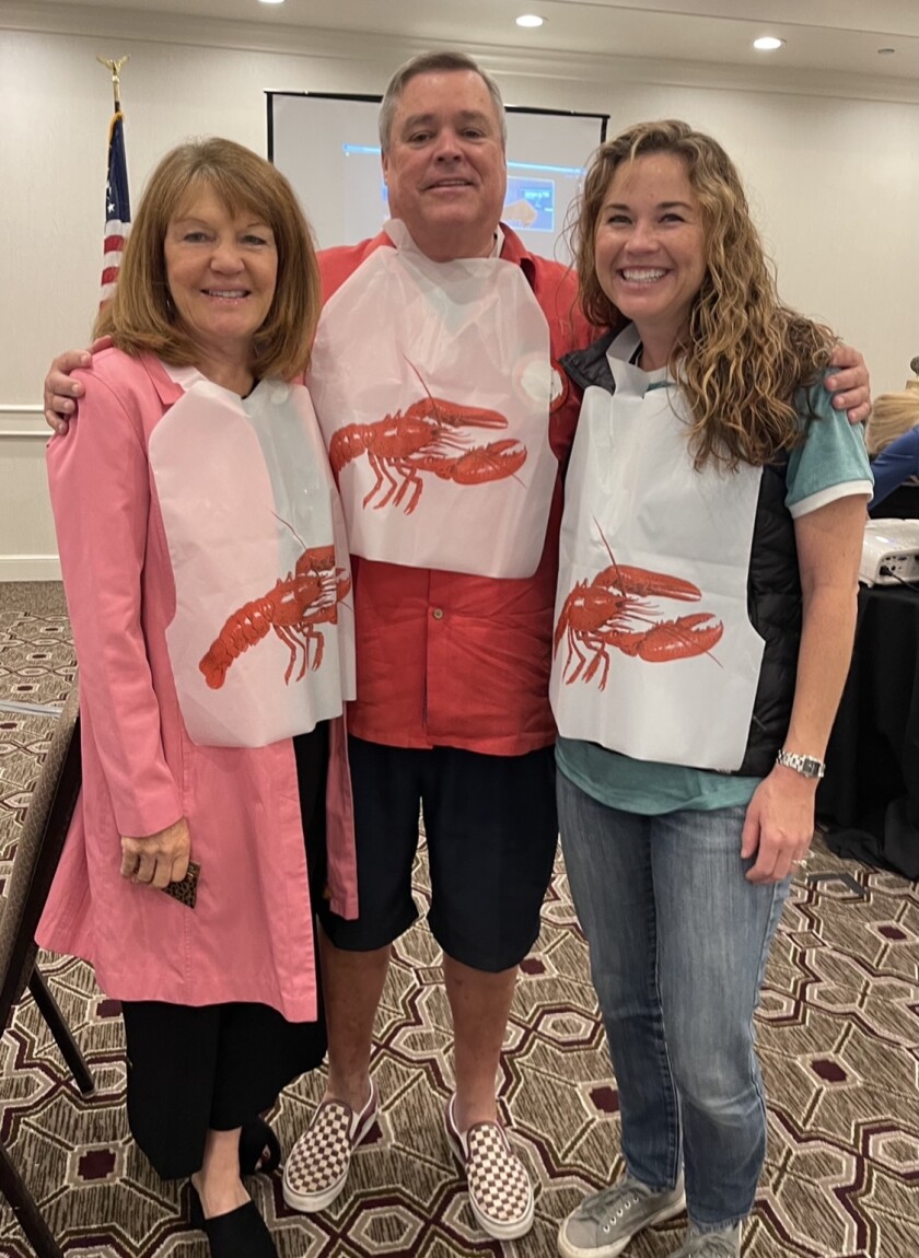 LobsterFest Committee members: Chair Vicky Mallett, Andy Laub and Molly Flemings