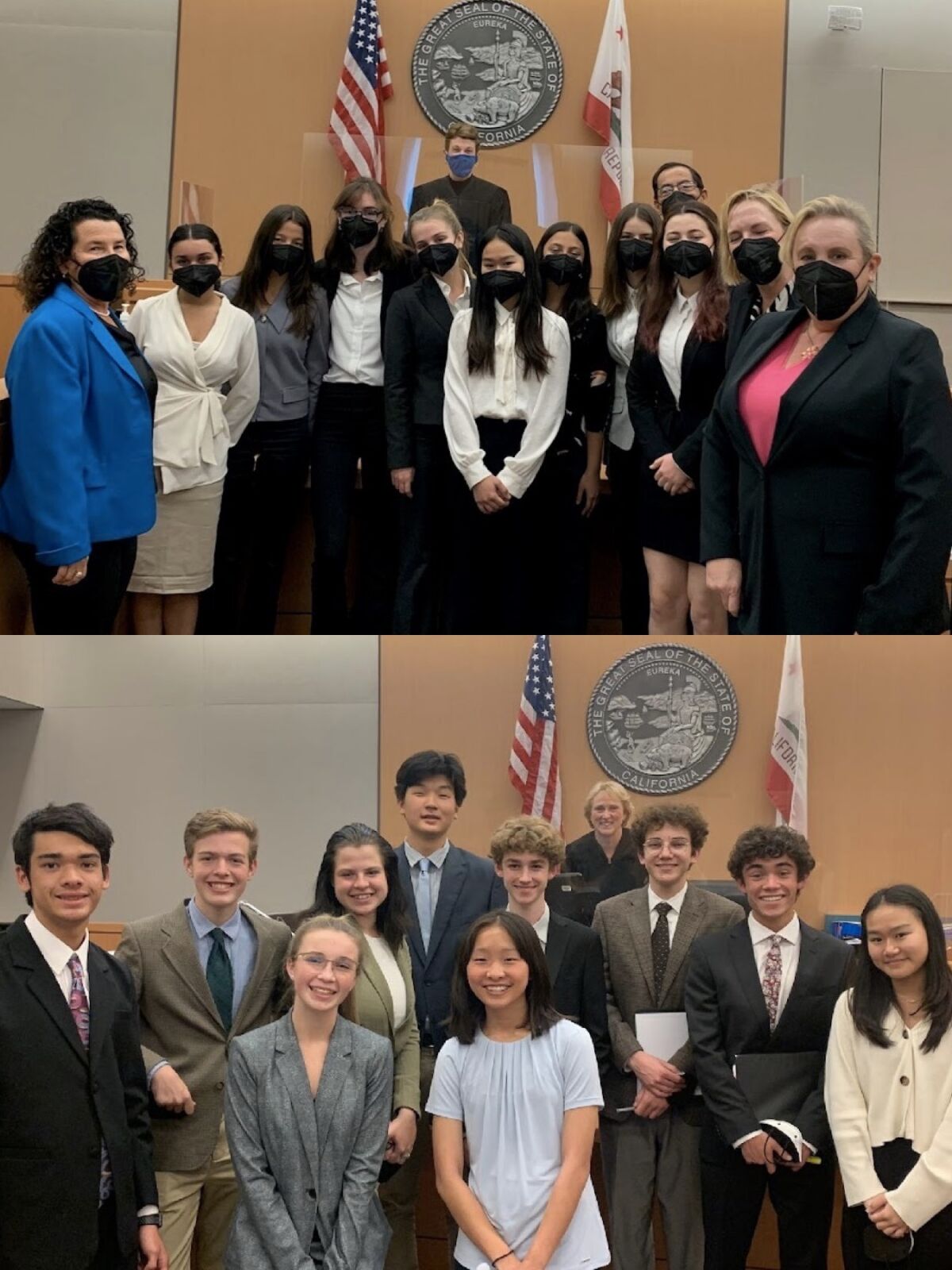 La Jolla High School's mock trial competitors earned two individual awards. 