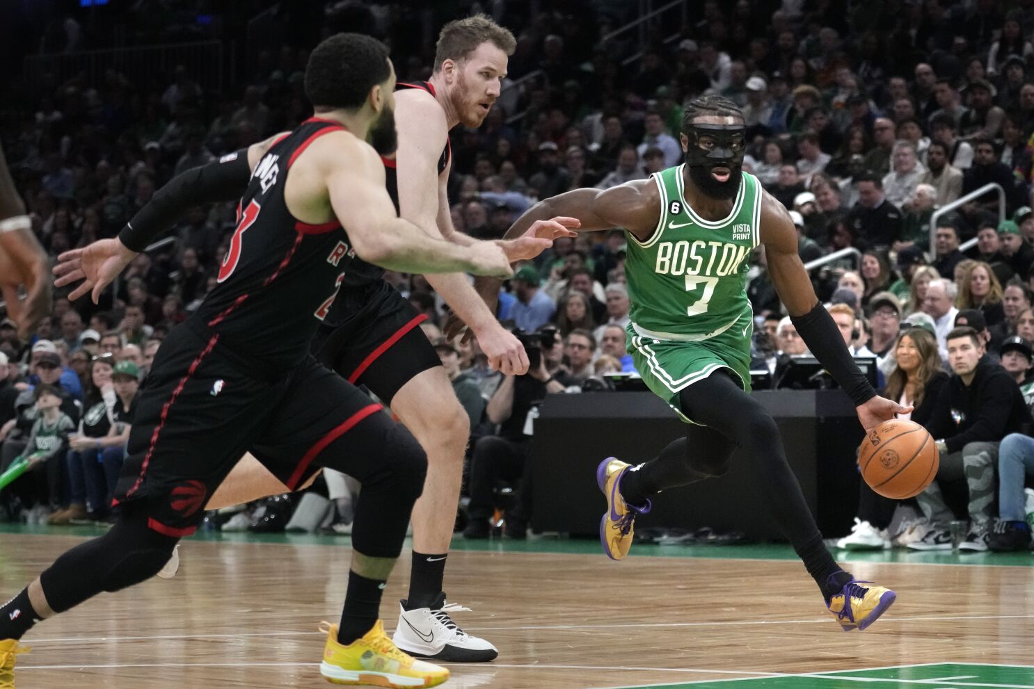 Celtics wrap up East No. 2 seed with 97-93 win over Raptors - The San Diego  Union-Tribune