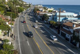 Malibu, CA, Monday, October 23, 2023 - A view looking south near the 21600 block of Pacific Coast Highway where four Pepperdine students were killed by a passing car. (Robert Gauthier/Los Angeles Times)