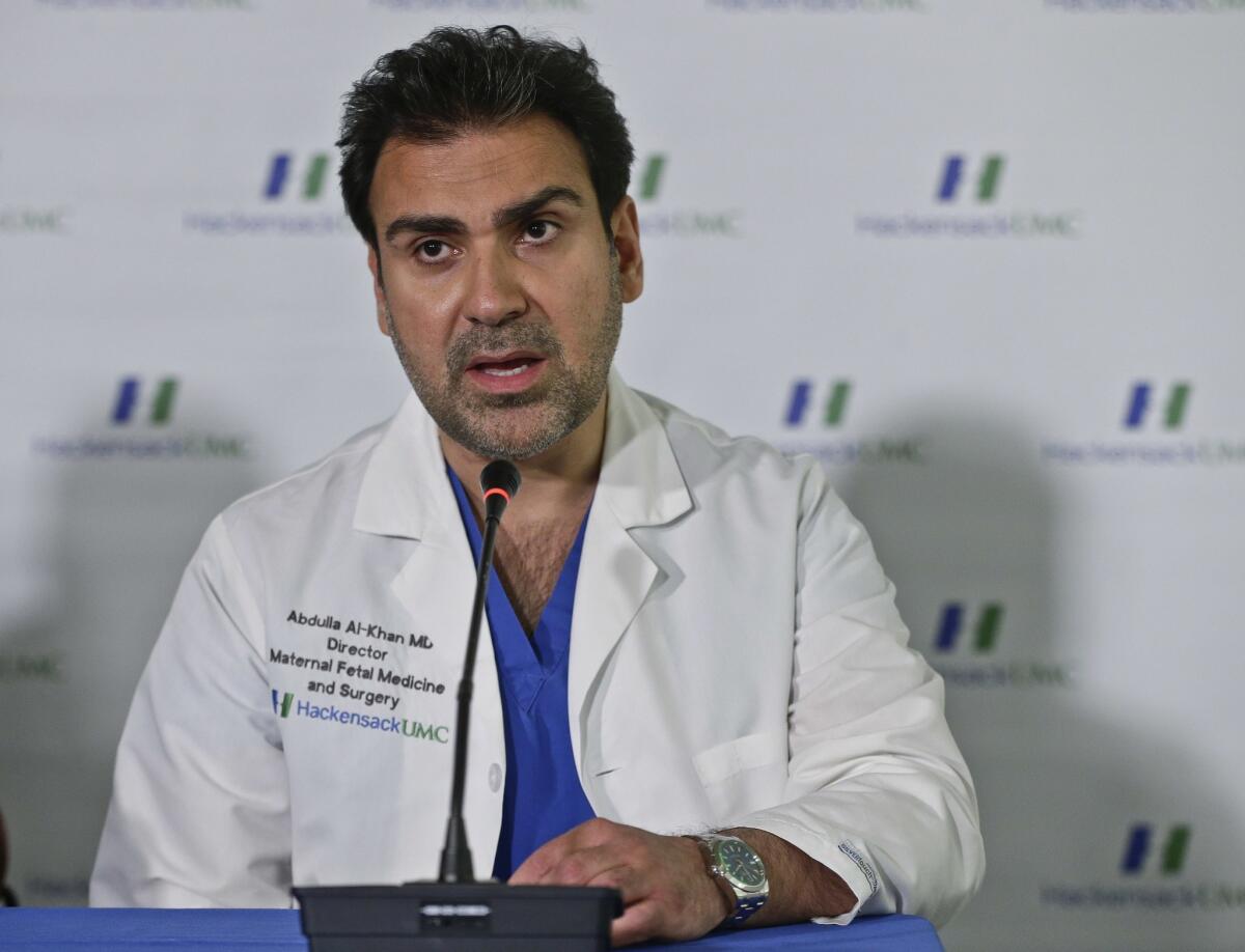 Dr. Abdulla Al-Khan, the doctor who delivered the second known case of a baby born with Zika-related birth defects in the U.S.