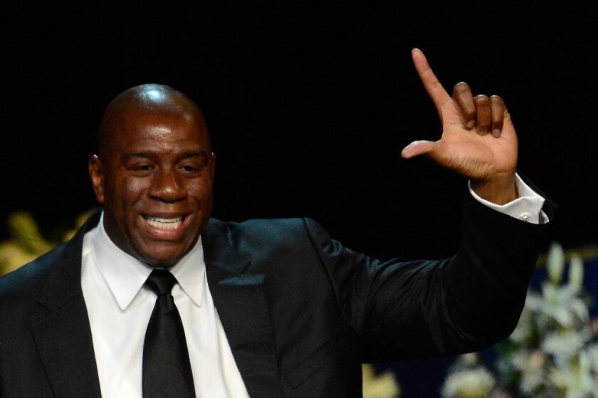 "The Lakers, I¿ll tell you what, they¿re one of the most dangerous teams... They can still get this thing done," Magic Johnson says.