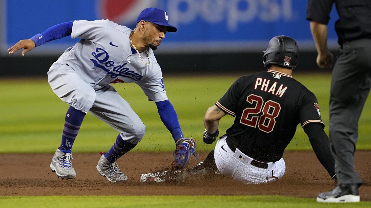 Dodgers waste chances in NLDS Game 2 loss to the Diamondbacks - Los Angeles  Times