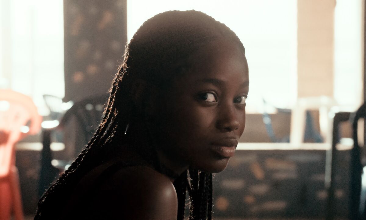 Mame Sané in the movie "Atlantics."