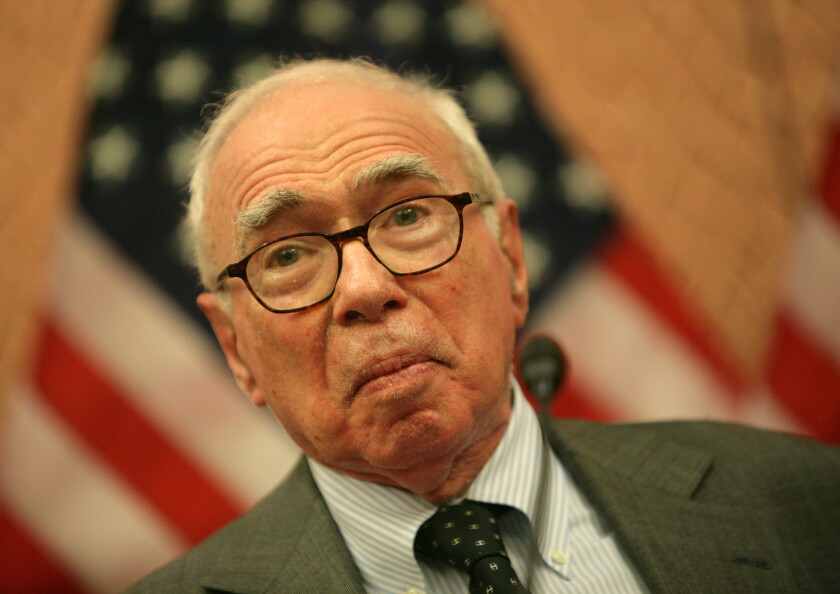 Felix Rothyn Felix Rohatyn, banker who helped rescue New York, dies at 91 - Los ...