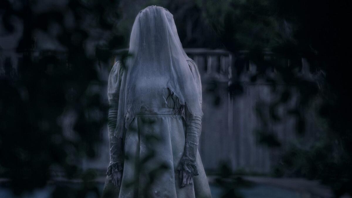 Marisol Ramirez in the title role as the terrifying spirit in "The Curse of La Llorona."