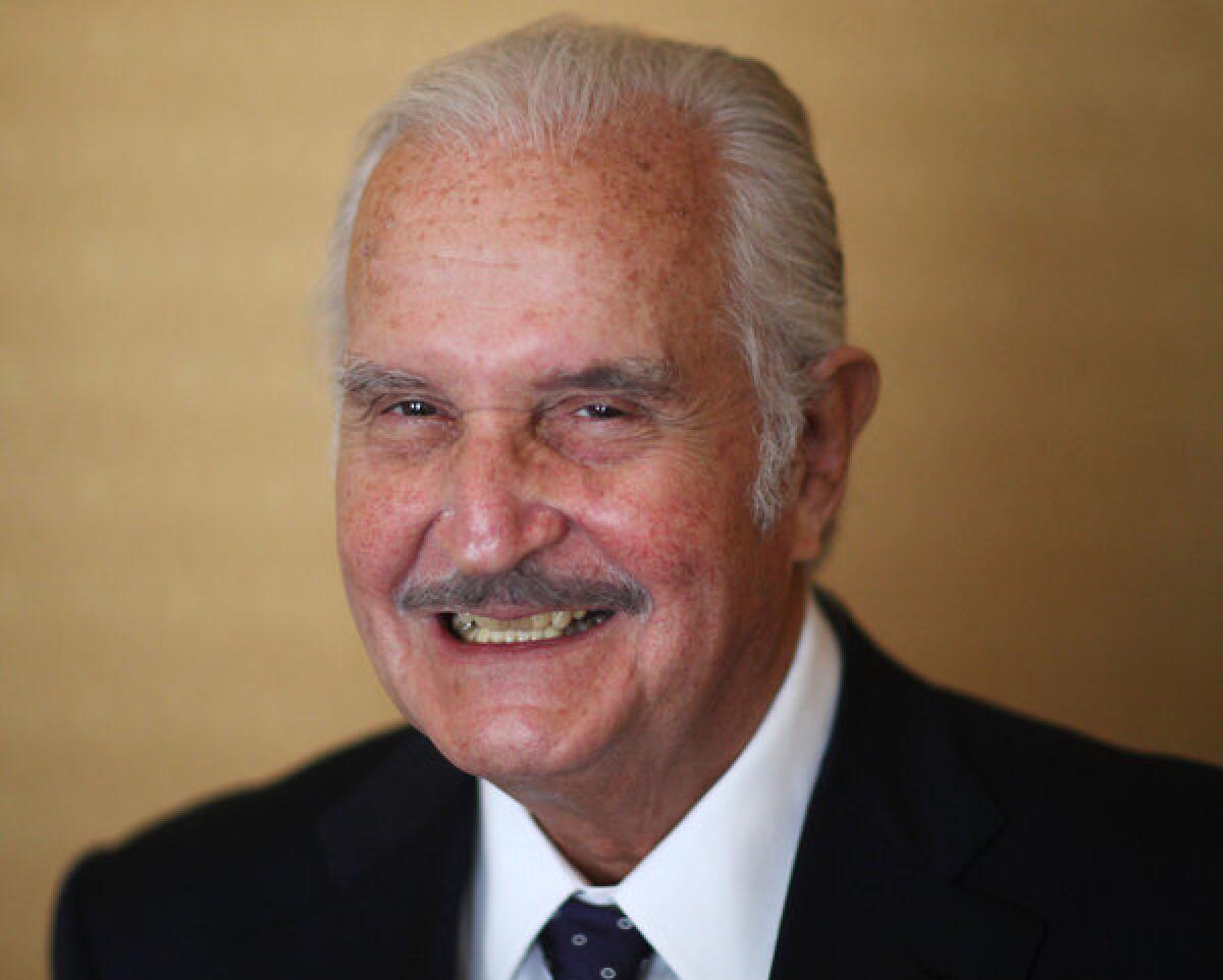 The late Mexican author Carlos Fuentes.