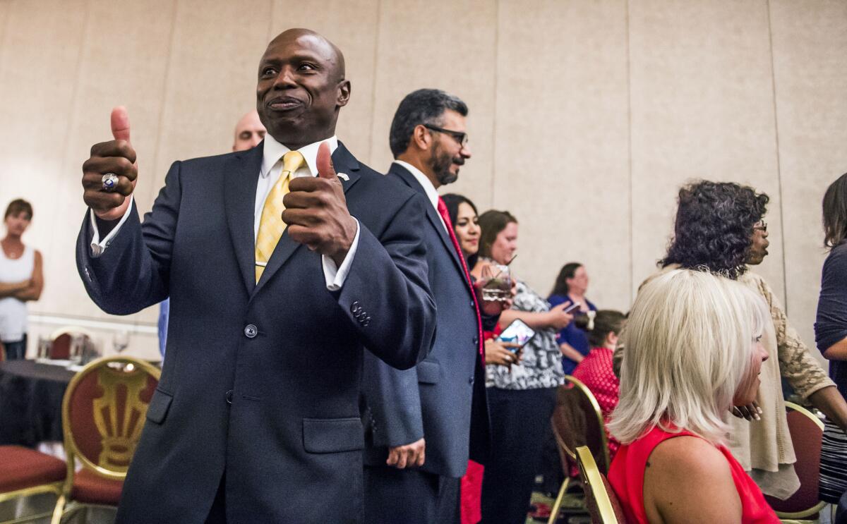 Darryl Glenn is the Republican candidate for Senate in Colorado.