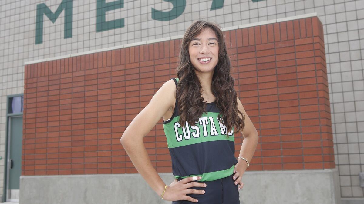 Costa Mesa High sophomore Diane Molina is the Daily Pilot Girls' Cross-Country Dream Team Runner of the Year. Molina placed 15th in the CIF State Division IV race in Fresno.
