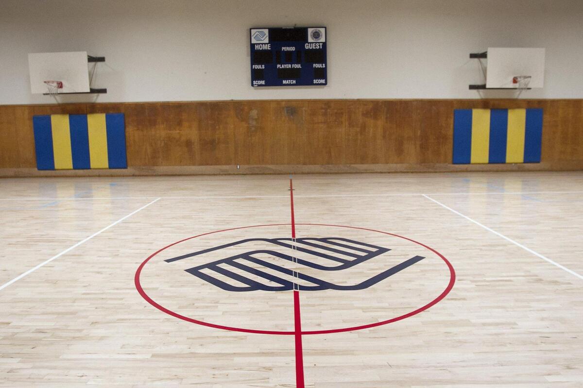 The new main gym at the Lou Yantorn Branch of the girls and boys club in Costa Mesa.