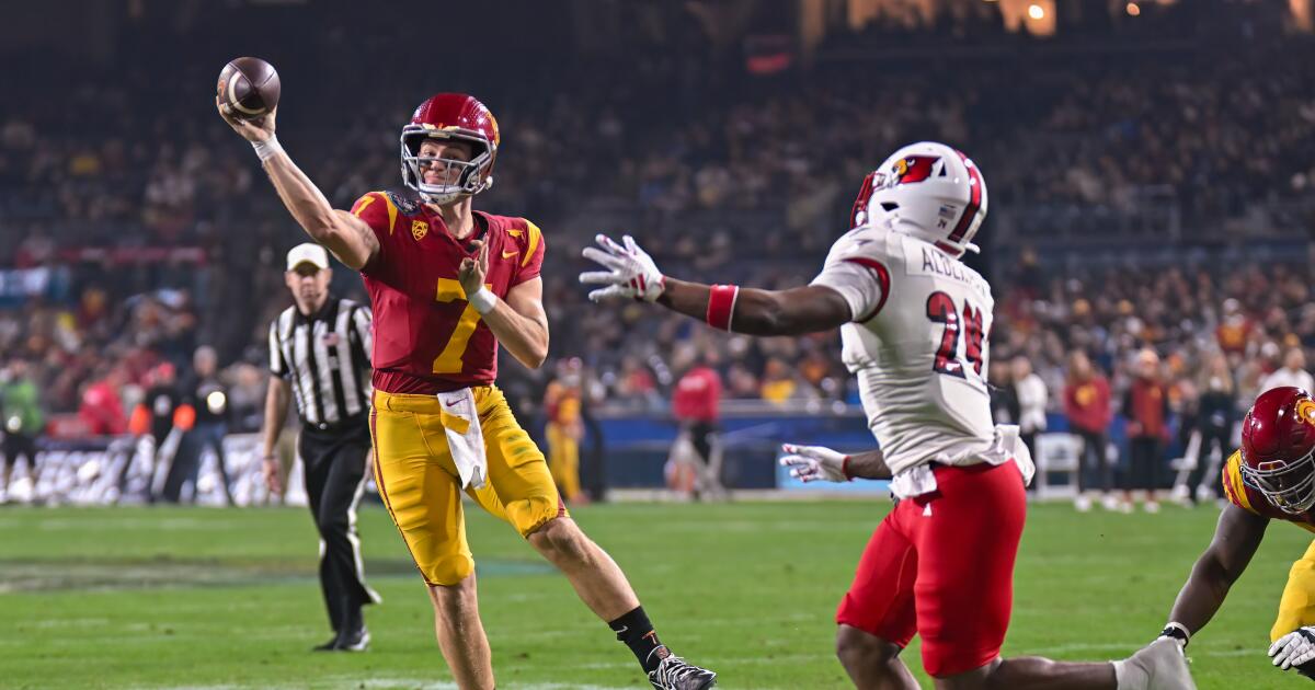 Des équipes de football universitaire similaires de l’USC et de la LSU s’affrontent dimanche