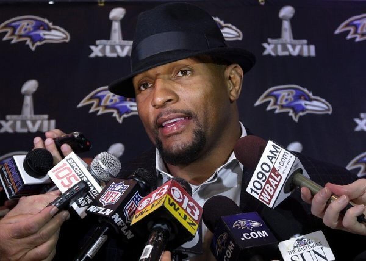 Retired Baltimore Ravens linebacker Ray Lewis will work for ESPN next season.