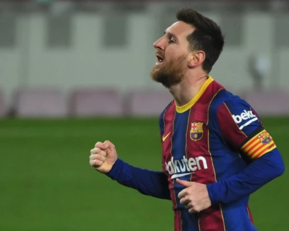 El delantero argentino del Barcelona Lionel Messi