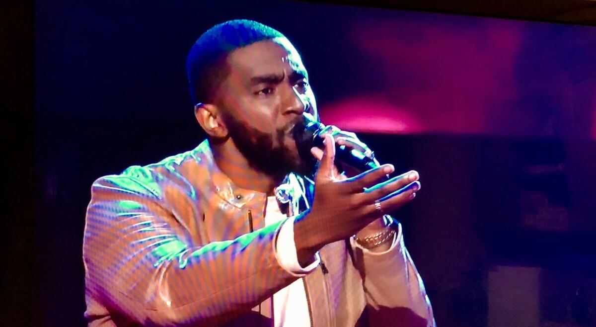 San Diego musician and father of two, Durell Anthony, performed on NBC's "The Voice" battle rounds.