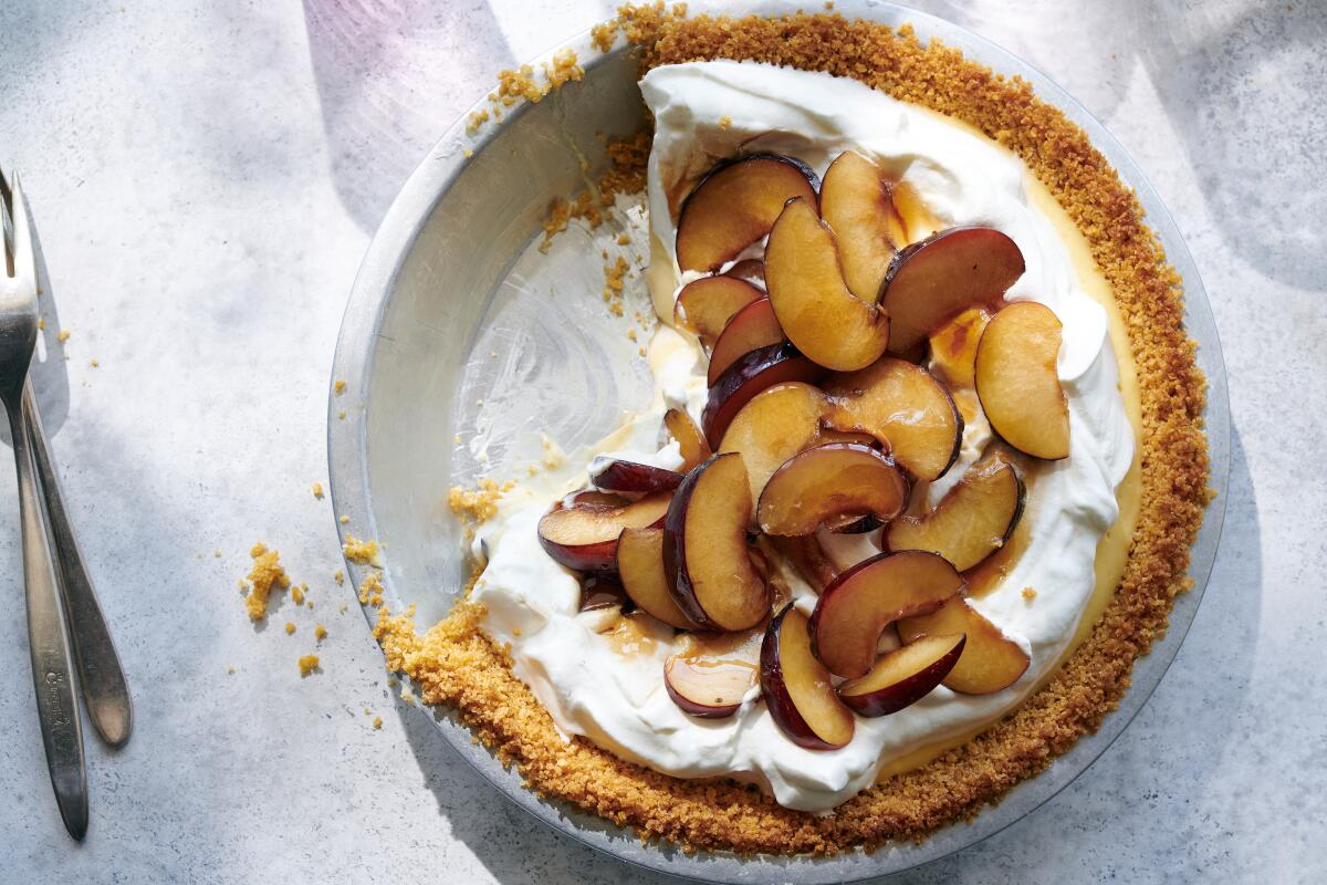 Milk and Honey Pie With Cereal Crust