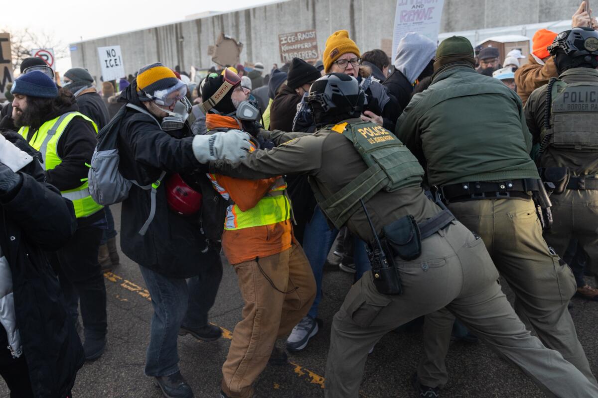 Protesters clash with law enforcement