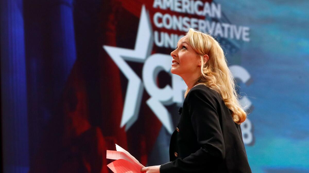 Marion Marechal-Le Pen in National Harbor, Md., on Feb. 22, 2018.