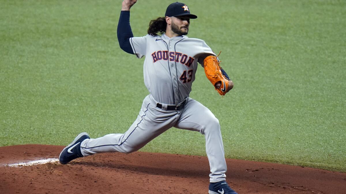 Lance McCullers Jr. strikes out four, 09/30/2021