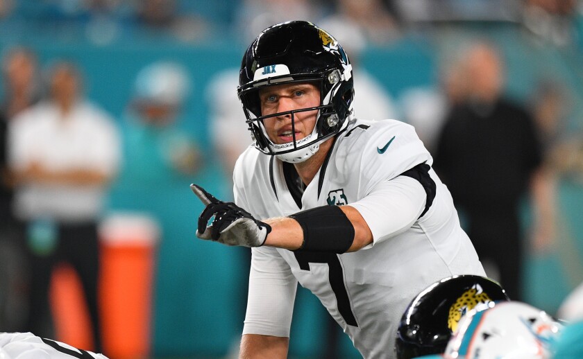 Nick Foles hopes to find success where Blake Bortles couldn't in Jacksonville.