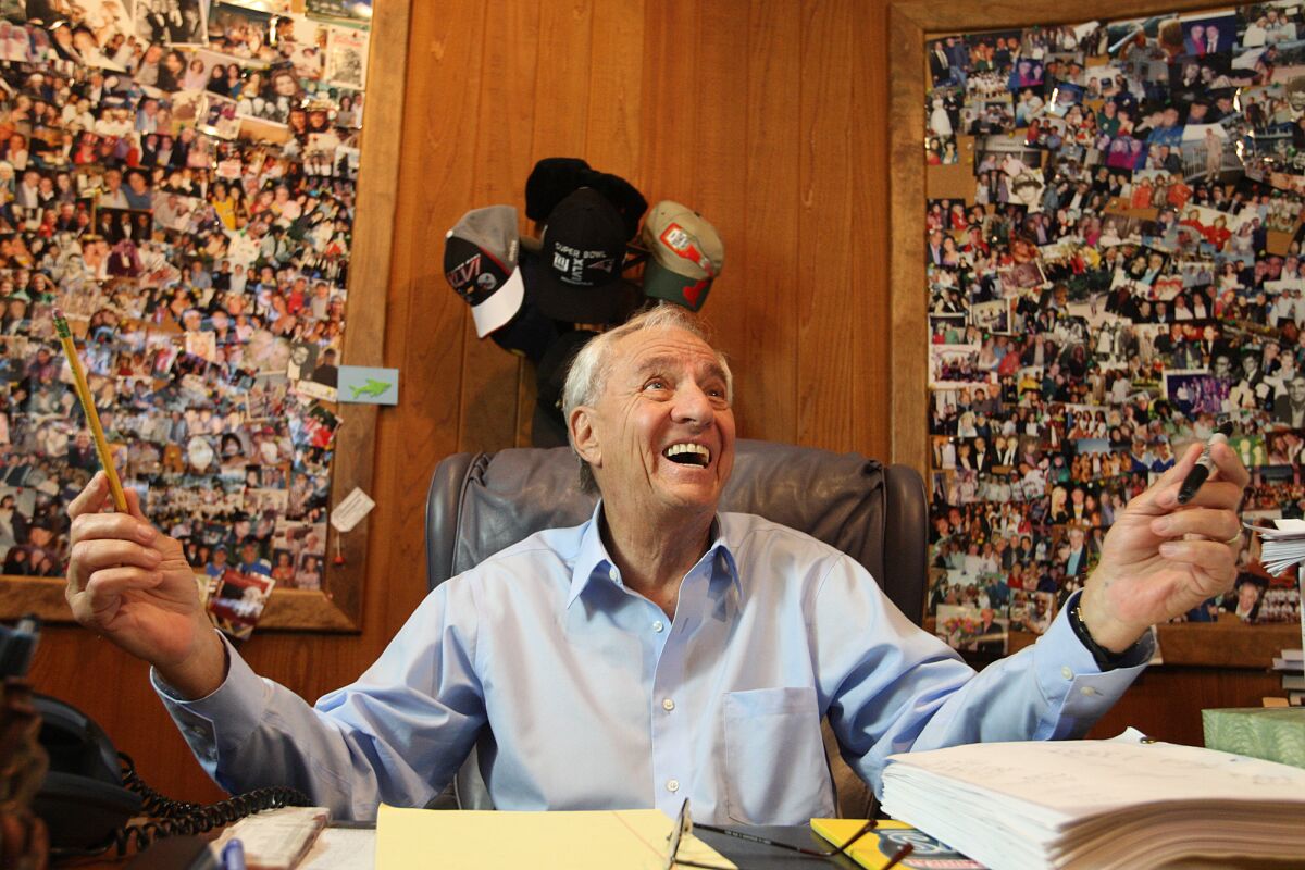 Garry Marshall in his Burbank office in 2012.