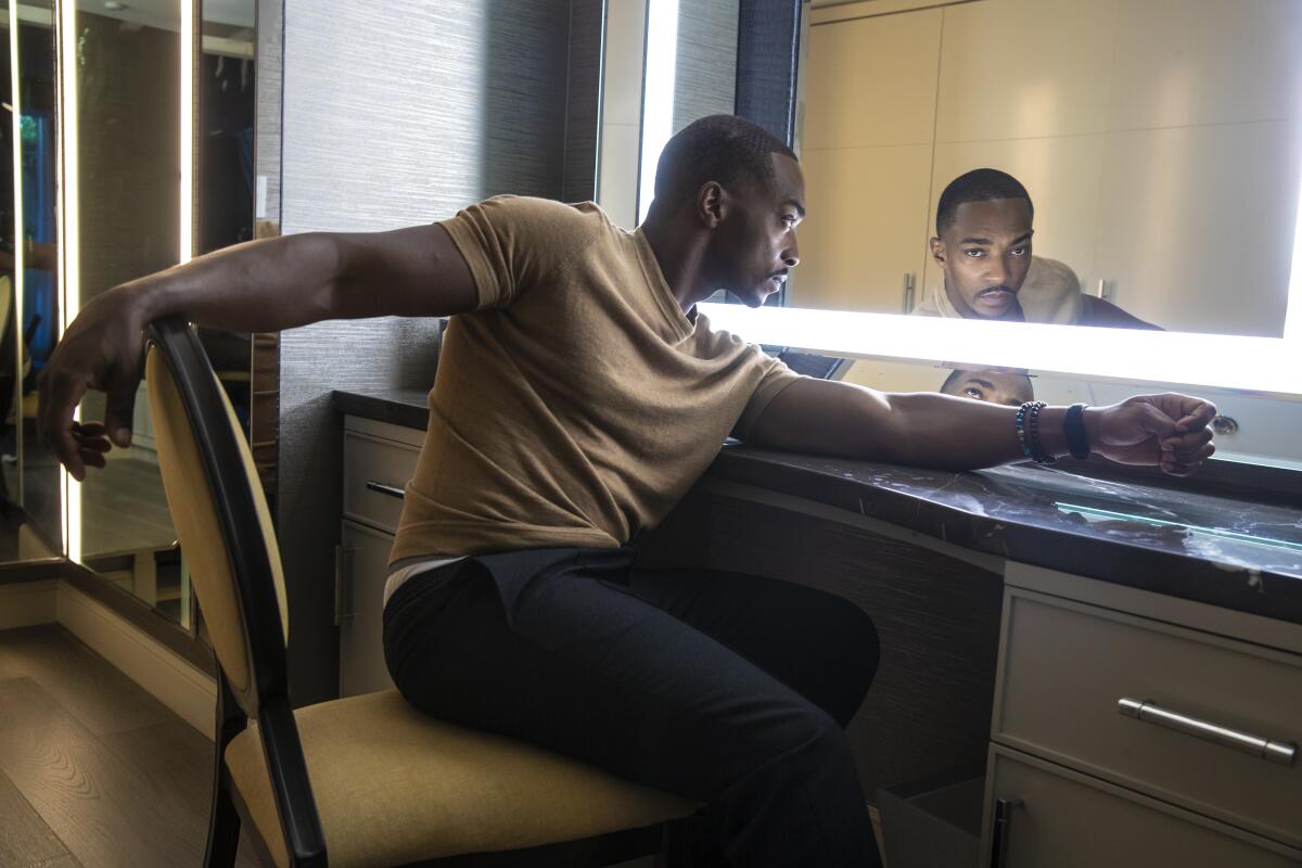Anthony Mackie stars in two December releases: "Seberg" and "The Banker."