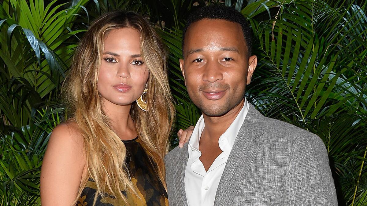 Chicken-wing aficionados Chrissy Teigen and John Legend were on hand at the Domaine Bertaud Belieu winery in France for the Leonardo DiCaprio Foundation's second annual Saint-Tropez Gala on July 22.