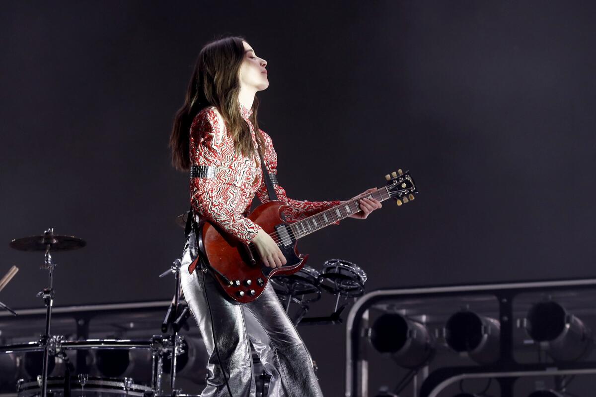 Danielle Haim at 2018 Coachella festival