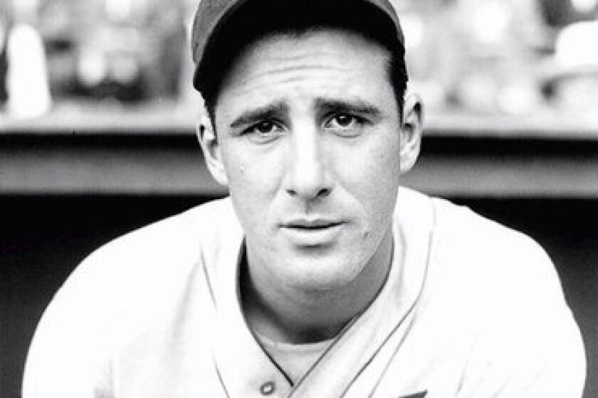 Hank Greenberg, first baseman for the Detroit Tigers, in this 1934 photo.