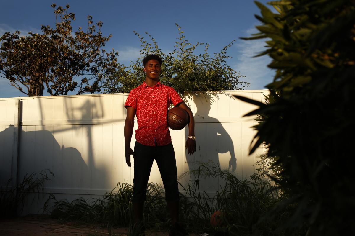 Sean Harlston, 14, a freshman at Dominguez High School, is a two-sport stand out player that has already garnered the interest of several universities.