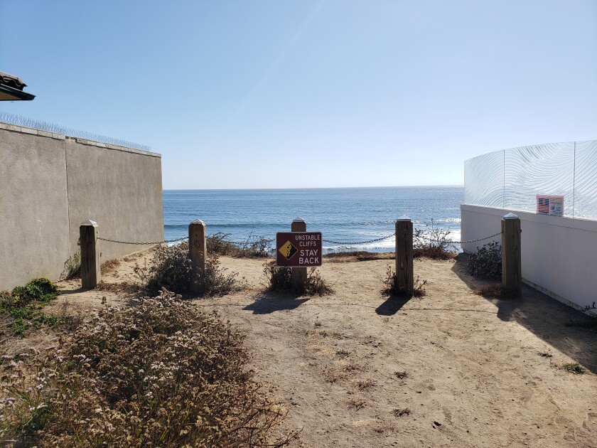 A Fence For Bandera Street Path La Jolla Parks Beaches