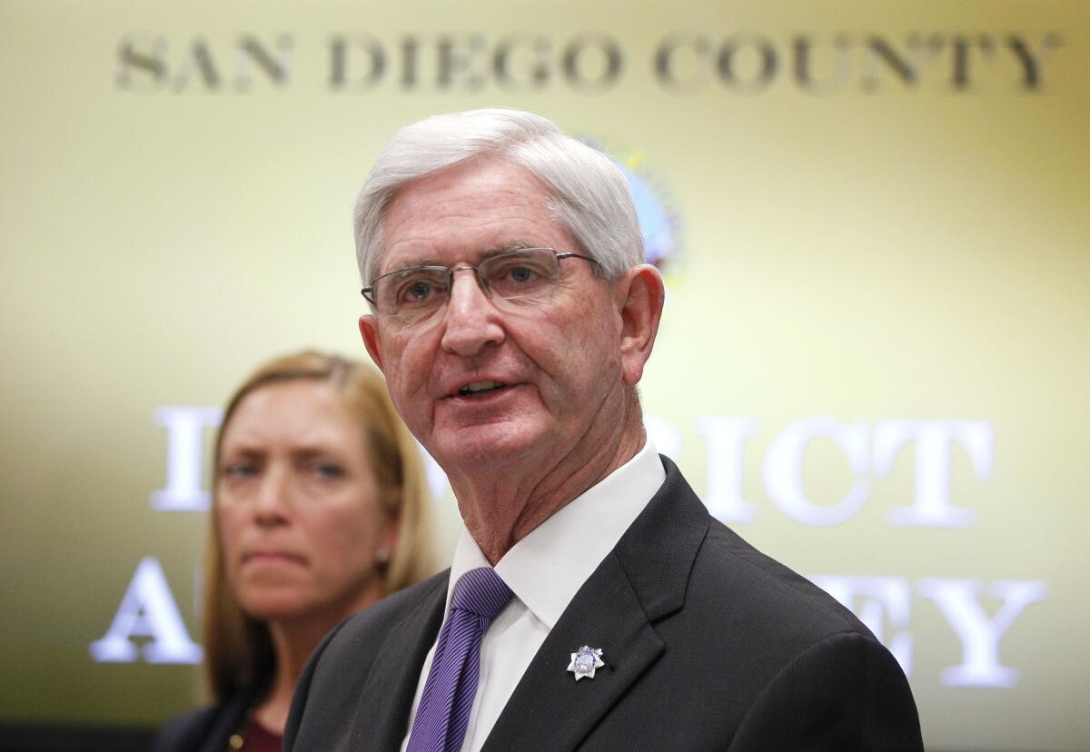 San Diego County Sheriff Bill Gore