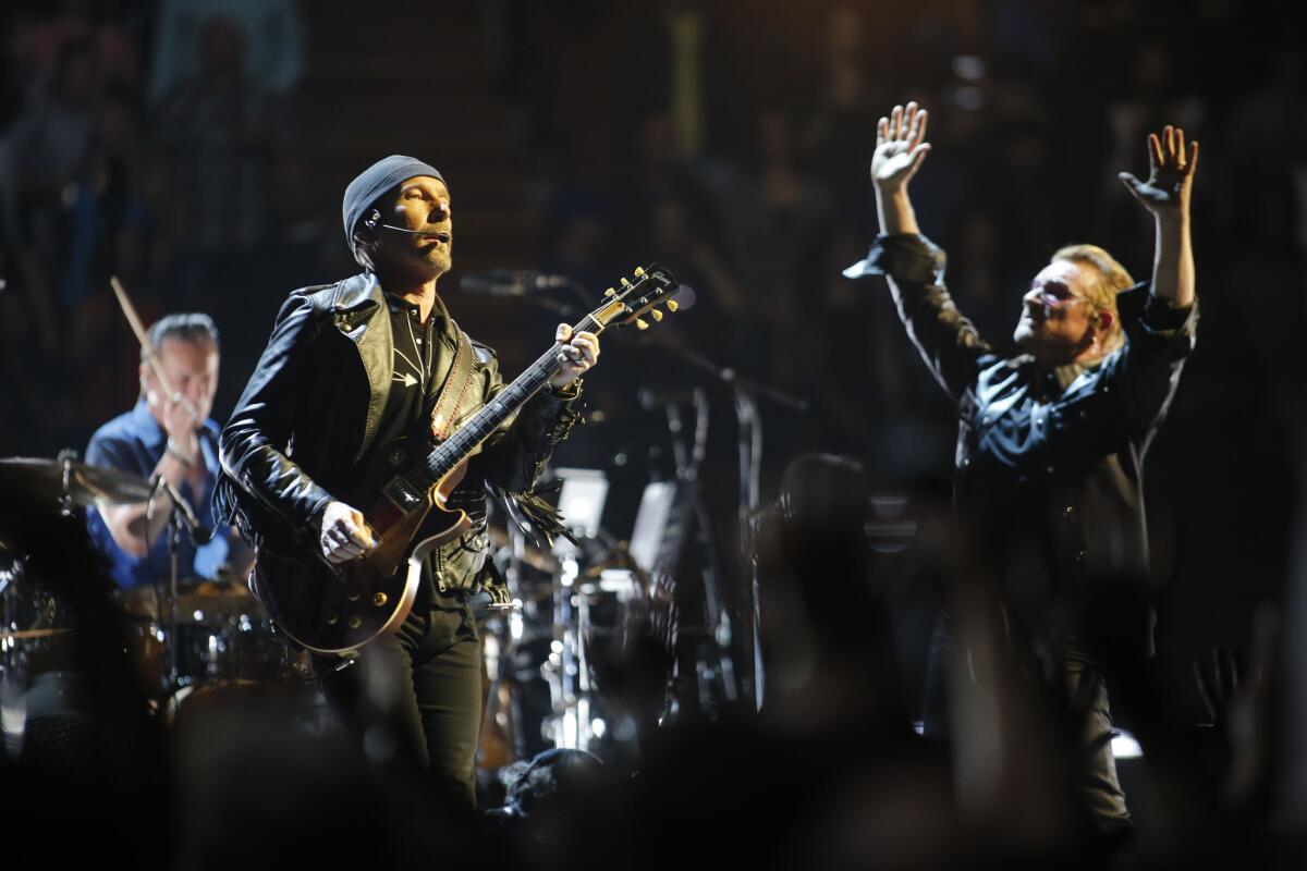U2 performs May 26 at the Forum in Inglewood.