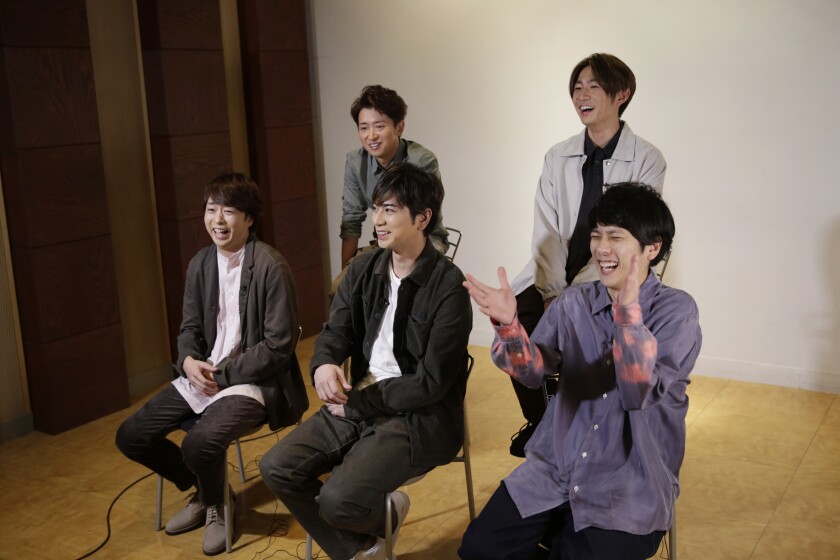 J Pop Stars Arashi Release English Surprise Before Hiatus The San Diego Union Tribune